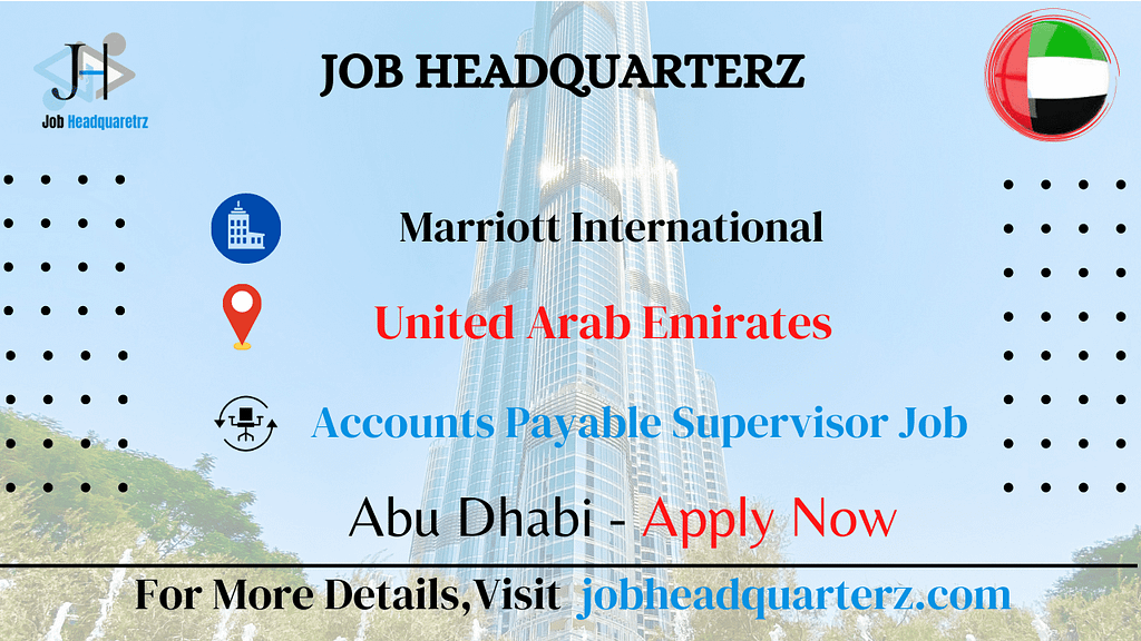 Accounts Payable Supervisor Jobs in United Arab Emirates