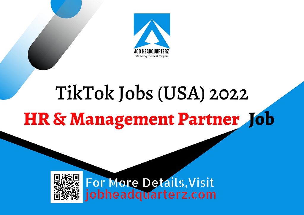 Talent Acquisition Partner HR & Management Job at USA| 28 June 2022