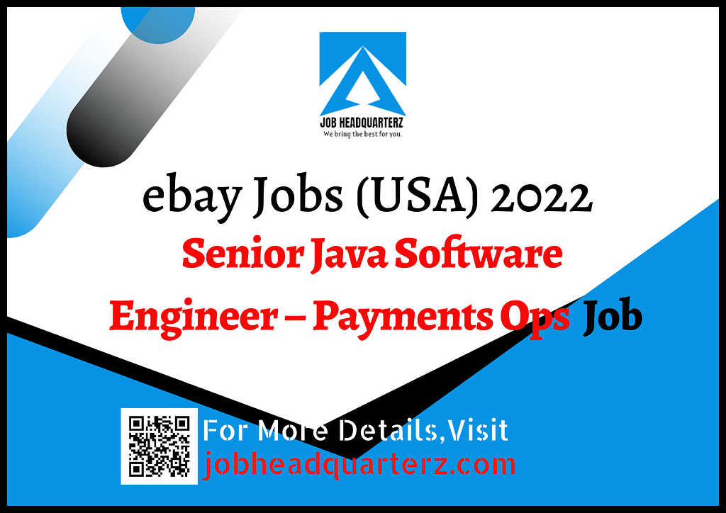 Senior Java Software Eng. – Payments Ops Jobs In USA 