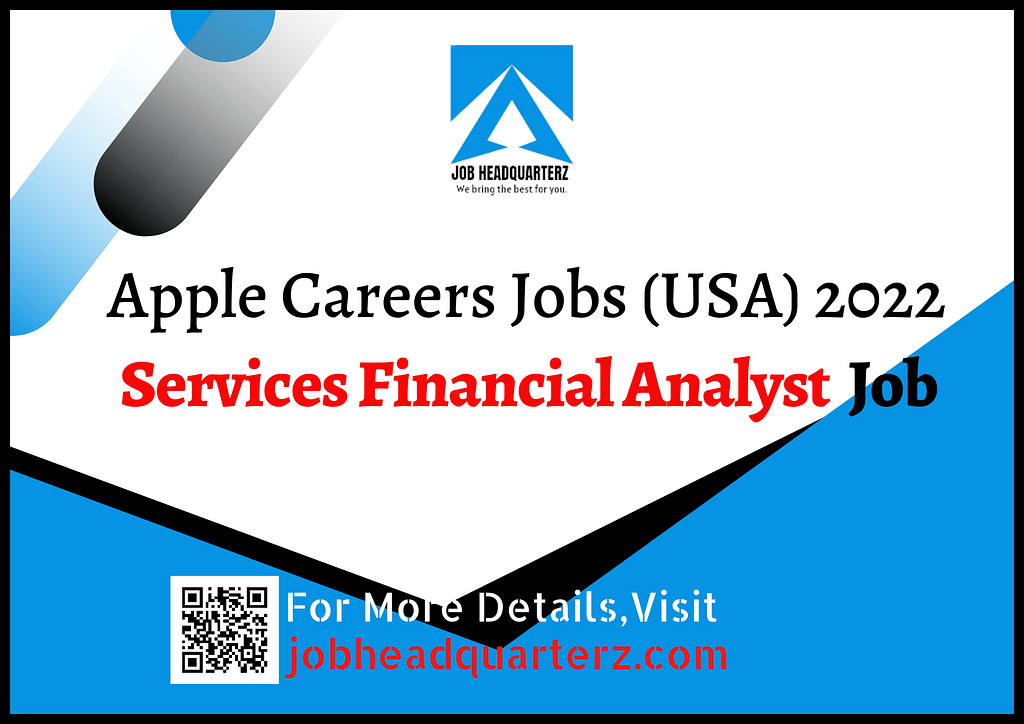 Financial Analyst, Services Finance Job at USA 2022