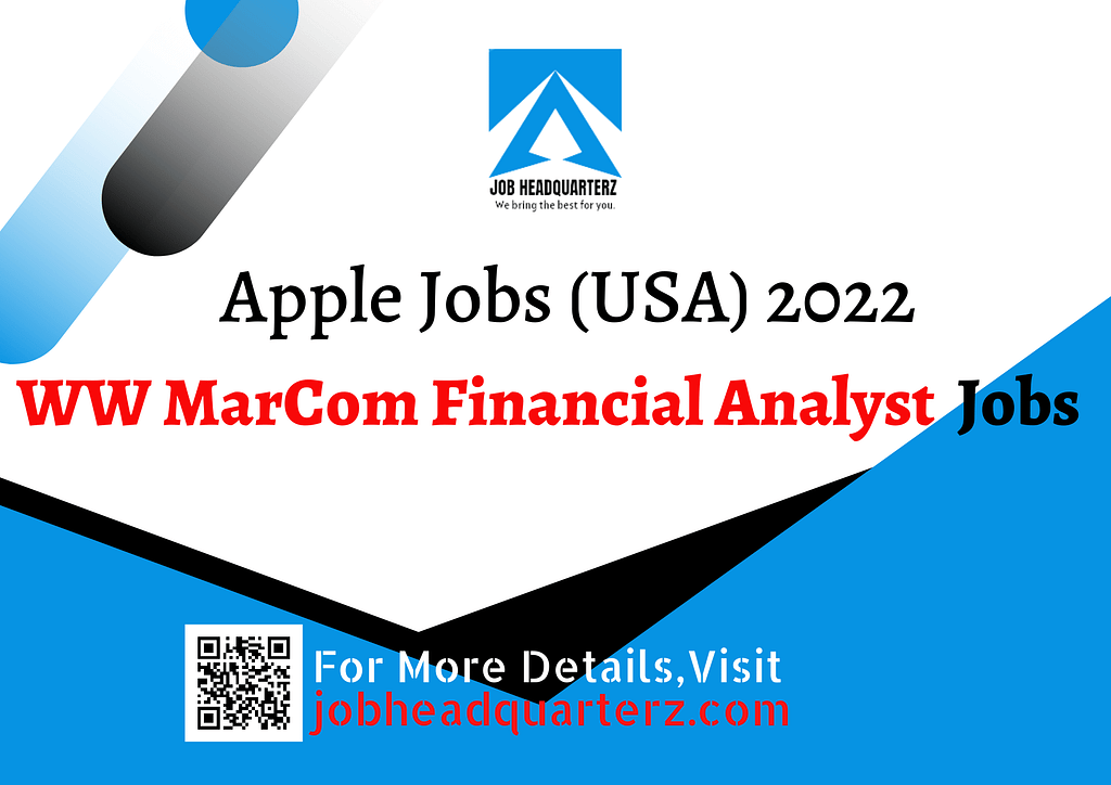 WW MarCom Financial Analyst Job at USA 2022