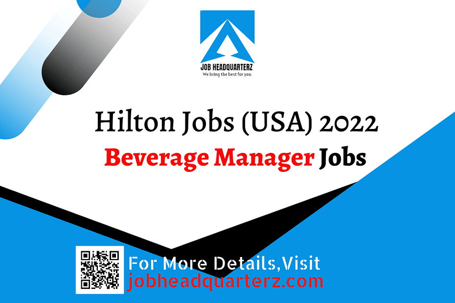 Beverage Manager Jobs In USA 2022