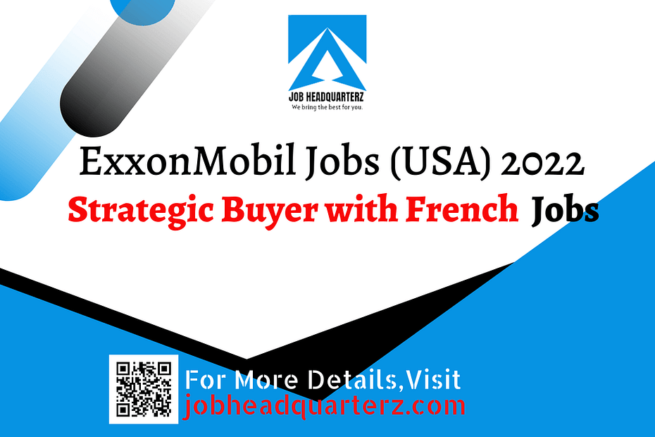 Strategic Buyer with French Jobs in USA 2022
